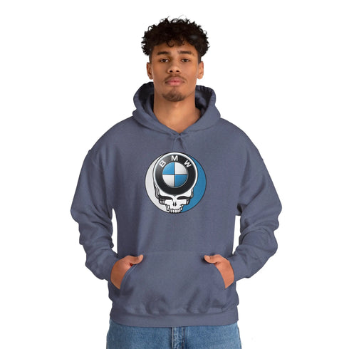 BMW Steal Your Face Grateful Dead Unisex Hoodie - StealieShop