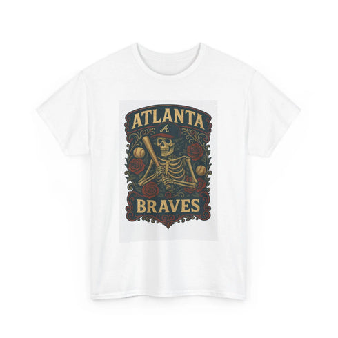 Grateful Dead - Atlanta Braves Retro Poster Art T-shirt - StealieShop