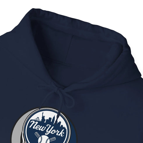 Grateful Dead - Yankees Classic Stealie Unisex Heavy Blend Hoodie - MLB - StealieShop
