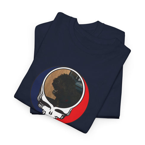 Custom Dog Stealie Unisex Grateful Dead T-Shirt (49)