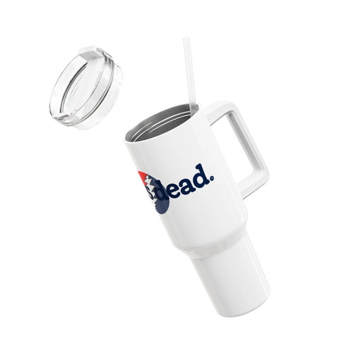 Grateful Dead - Life is dead. Signature "Fat Man" Tumbler, Double Insulated 40oz Travel Mug - StealieShop