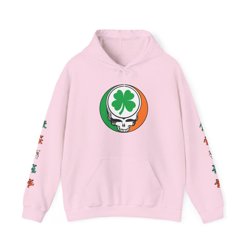 Irish Stealie with Dancing Bears Sleeves Premium Unisex Hoodie