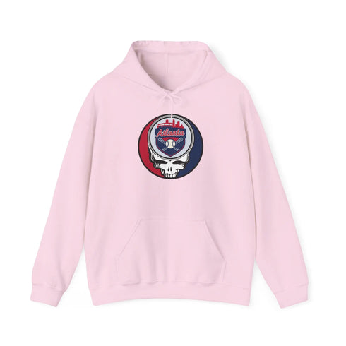 Grateful Dead - Atlanta Braves Grateful Dead Unisex Heavy Blend Hoodie - Hooded Sweatshirt - StealieShop