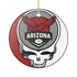 Grateful Dead - Arizona Football Stealie Christmas Ornament - StealieShop