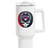 Grateful Dead - Cleveland Guardians "Fat Man" Tumbler,  Double Insulated 40oz Travel Mug - StealieShop
