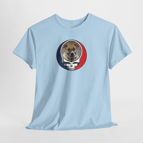 Custom Dog Stealie Unisex Grateful Dead T-Shirt (127)