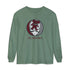 Grateful Dead - Alabama Stealie Garment-Dyed Long Sleeve T-Shirt - StealieShop