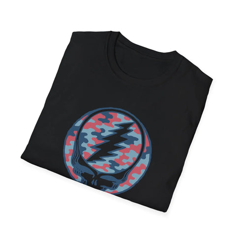 Grateful Dead - Camo Stealie Color Match Vineyard Collection Grateful Dead TShirt - StealieShop