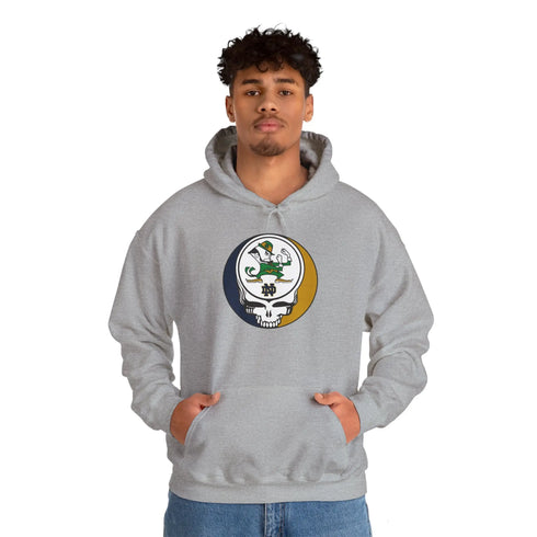 Notre Dame Grateful Dead Unisex Heavy Blend Hoodie StealieShop