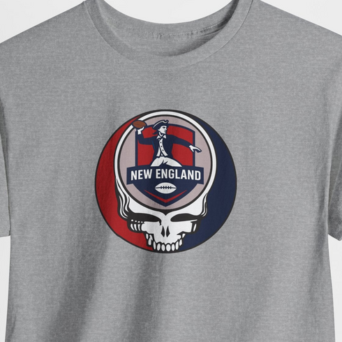 New England Football Stealie T-Shirt - Gridiron Collection