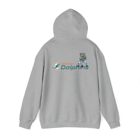 Miami Dolphins Dancing Bear Unisex Hoodie - NFL - StealieShop