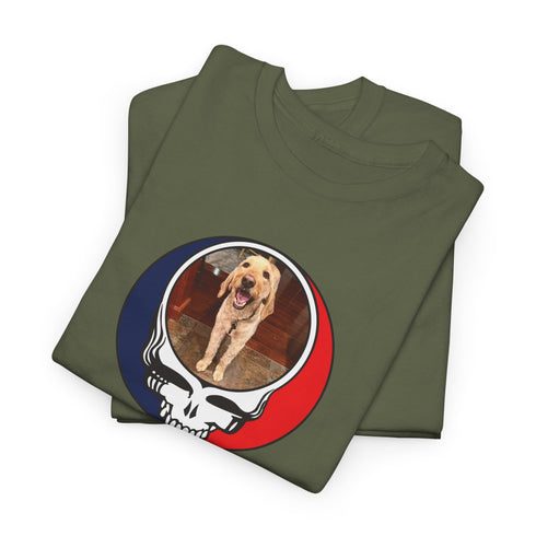 Custom Dog Stealie Unisex Grateful Dead T-Shirt (147)