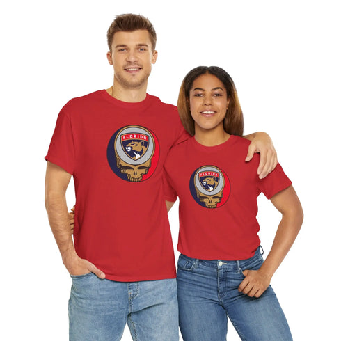 Florida Panthers Grateful Dead Steal Your Face T-Shirt StealieShop