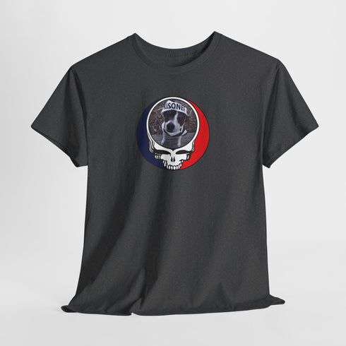 Custom Dog Stealie Unisex Grateful Dead T-Shirt (48)