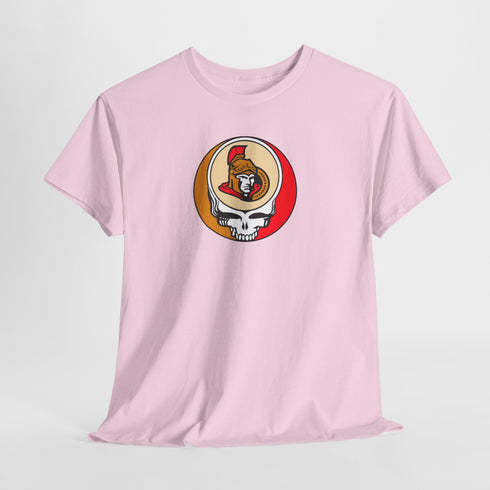 Ottawa Senators Stealie Heavy Cotton Grateful Dead T-Shirt