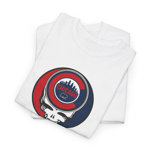 Grateful Dead - Chicago Cubs Grateful Dead Steal Your Face T-Shirt - MLB - StealieShop