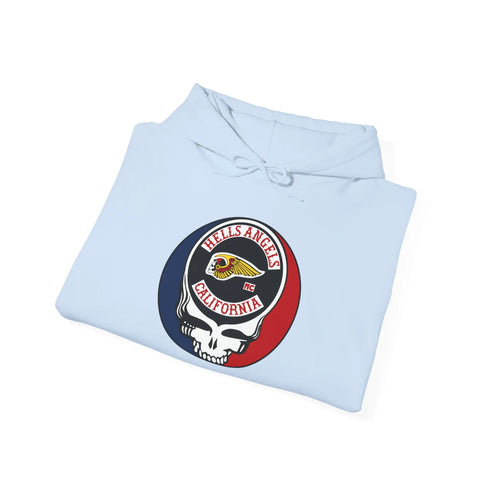 Grateful Dead - Hells Angels Stealie Unisex Heavy Blend Hoodie - StealieShop