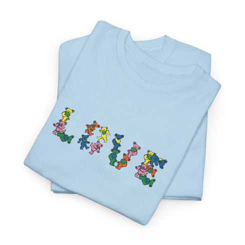 Dancing Bears LOVE Unisex Grateful Dead T-Shirt