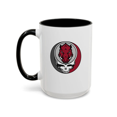 Arkansas Razorbacks Grateful Dead Coffee Mug Printify