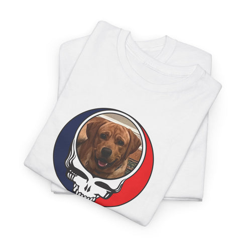 Custom Dog Stealie Unisex Grateful Dead T-Shirt (171)