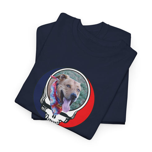 Custom Dog Stealie Unisex Grateful Dead T-Shirt (70)