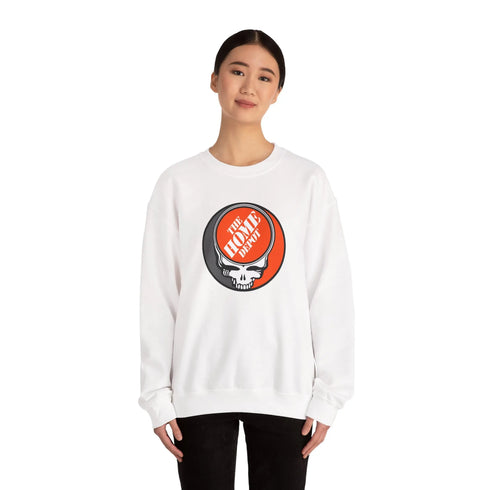 Grateful Dead - Home Depot Stealie Crewneck Sweatshirt - StealieShop