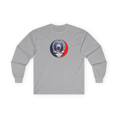 Custom Dog Stealie Grateful Dead Long Sleeve Tee (99)