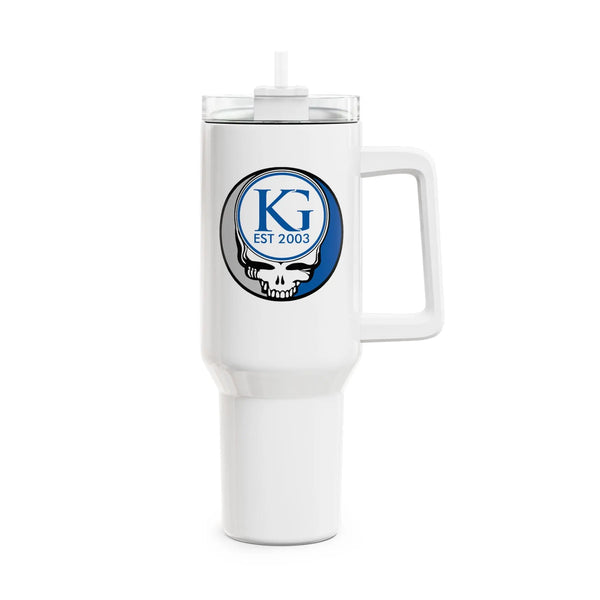 Grateful Dead - Custom KG "Fat Man" Tumbler, Double Insulated 40oz Travel Mug - StealieShop