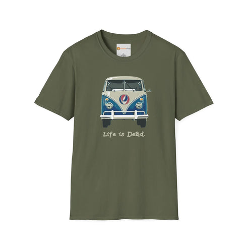 Grateful Dead - Grateful Dead - Life is dead. The Bus T-Shirt - StealieShop