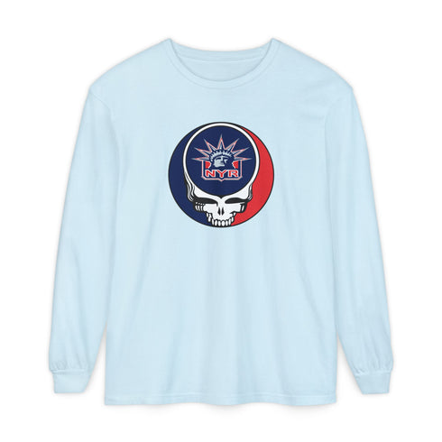 New York Rangers Vineyard Collection Unisex Garment-Dyed Long Sleeve T-Shirt