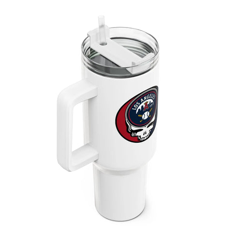 Grateful Dead - Los Angeles Angels "Fat Man" Tumbler, Double Insulated 40oz Travel Mug - StealieShop