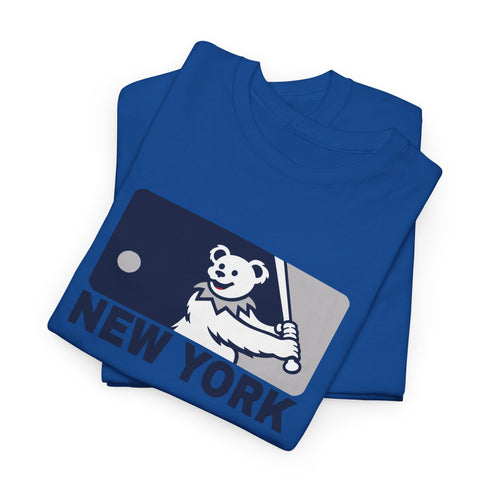New York Yankees Dancing Bear MLB Logo Unisex Grateful Dead T-Shirt