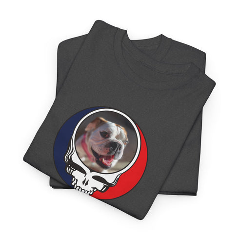 Custom Dog Stealie Unisex Grateful Dead T-Shirt (54)