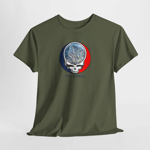 Pico Mountain Trail Map Stealie Grateful Dead T-Shirt