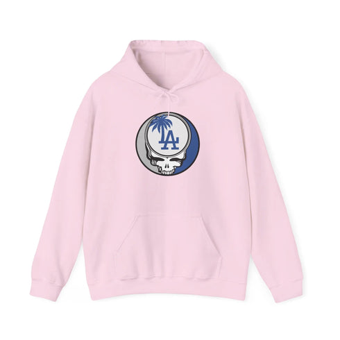Grateful Dead - Los Angeles Dodgers Grateful Dead Unisex Heavy Blend Hoodie - StealieShop
