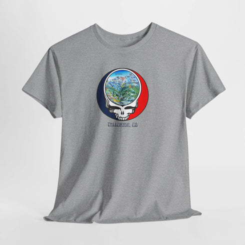 Telluride Trail Map Stealie Grateful Dead T-Shirt