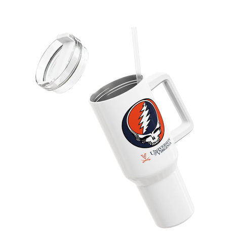 Grateful Dead - University of Virginia Stealie "Fat Man" Tumbler, Double Insulated 40oz Travel Mug - StealieShop