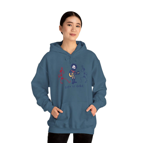 Life is dead. Jerry and His Friends Grateful Dead Unisex Hoodie StealieShop