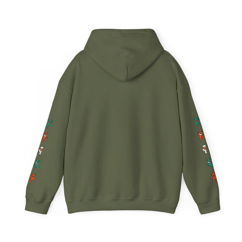 Irish Stealie with Dancing Bears Sleeves Premium Unisex Hoodie