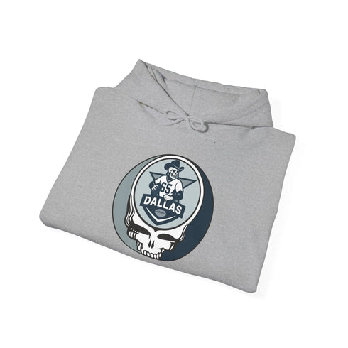 Grateful Dead - Dallas Cowboys Stealie Grateful Dead Hooded Sweatshirt - NFL - StealieShop