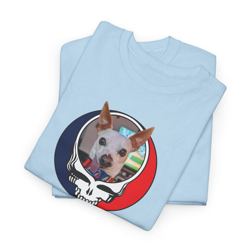 Custom Dog Stealie Unisex Grateful Dead T-Shirt (107)