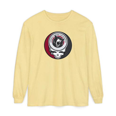 Grateful Dead - Lenoir-Rhyne University Garment-Dyed Long Sleeve T-Shirt - StealieShop
