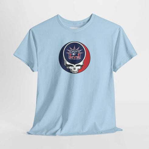 Grateful Dead - New York Rangers Grateful Dead Steal Your Face T-Shirt - NHL - StealieShop