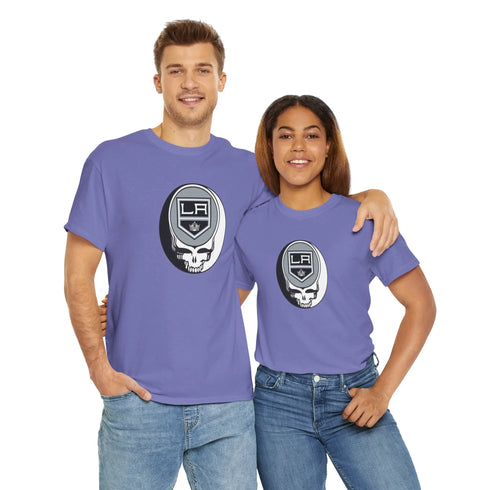 LA Kings Grateful Dead Steal Your Face T-Shirt - NHL - StealieShop