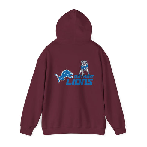 Detroit Lions Dancing Bear Unisex Hoodie - NFL - StealieShop