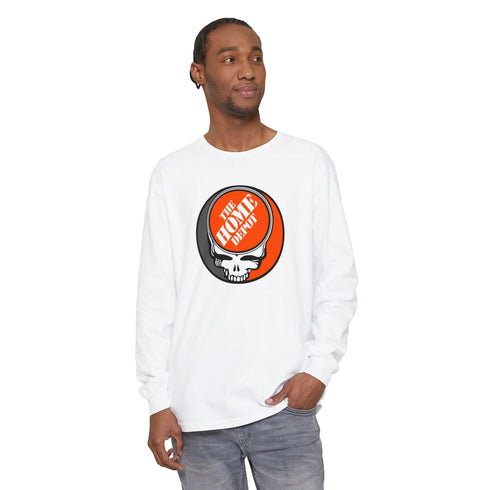 Grateful Dead - Home Depot Garment-Dyed Long Sleeve T-Shirt - StealieShop