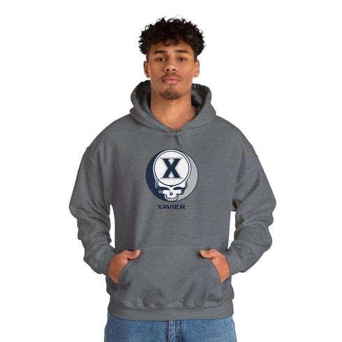 Xavier University Grateful Dead Unisex Heavy Blend Hoodie StealieShop