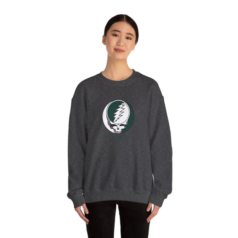 Michigan State Grateful Dead Stealie Crewneck Sweatshirt - StealieShop