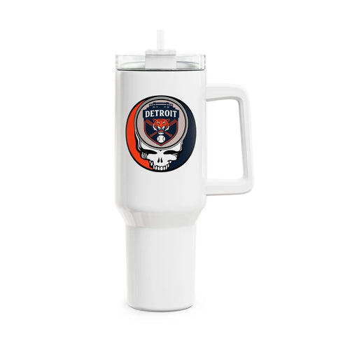 Grateful Dead - Detroit Tigers "Fat Man" Tumbler, Double Insulated 40oz Travel Mug - StealieShop
