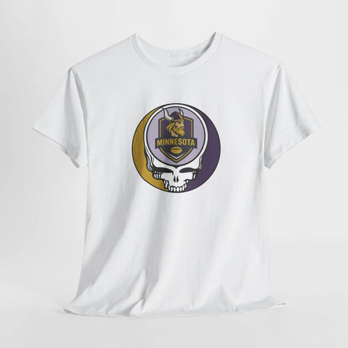 Grateful Dead - Minnesota Vikings Stealie Unisex Grateful Dead Cotton Tee - StealieShop